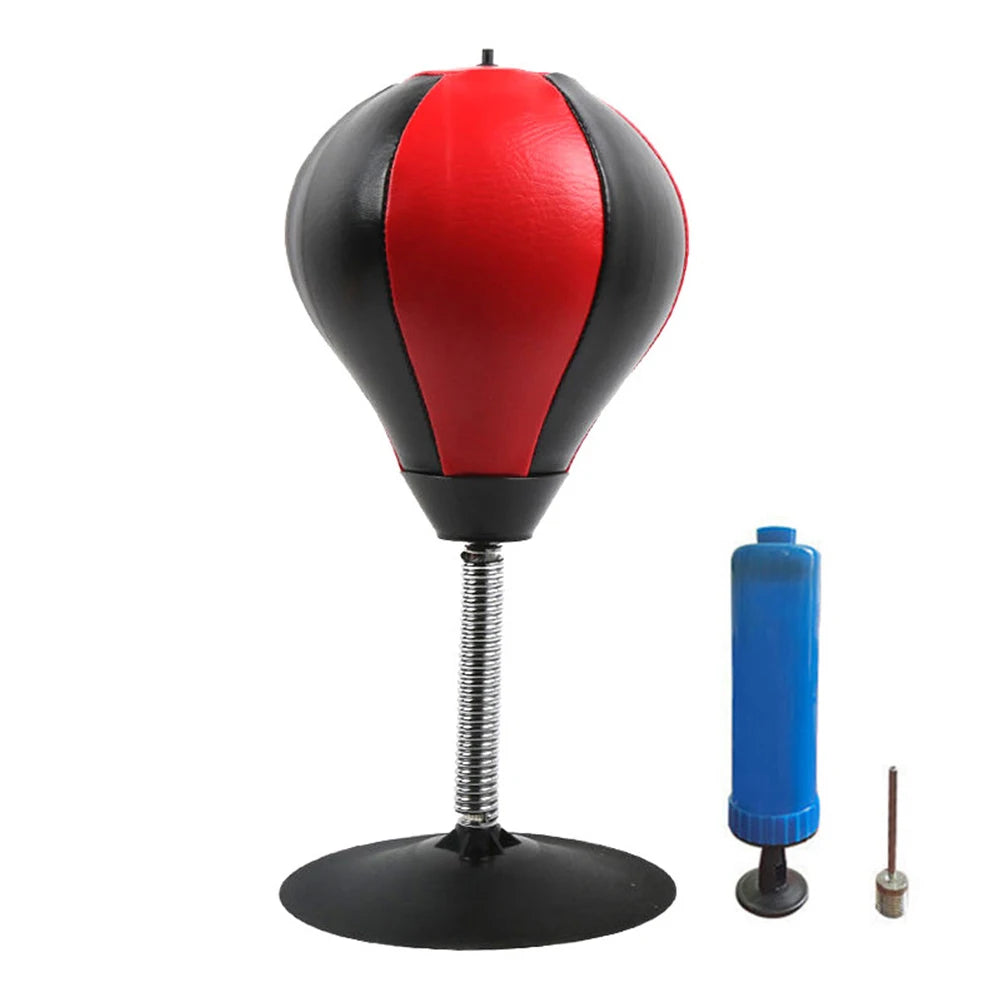 PU Desktop Boxing Ball Stress Relief Fighting Speed Training Punching Bag Muay Tai MMA Exercise Suction Table Boxing Punch Ball