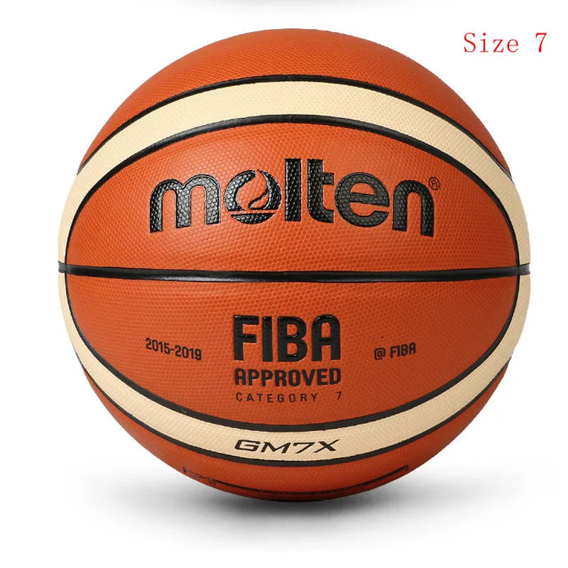 Wholesale or Retail New High Quality Basketball Ball PU Materia Official Size7/6/5 Basketball Free with Net Bag+ Needle