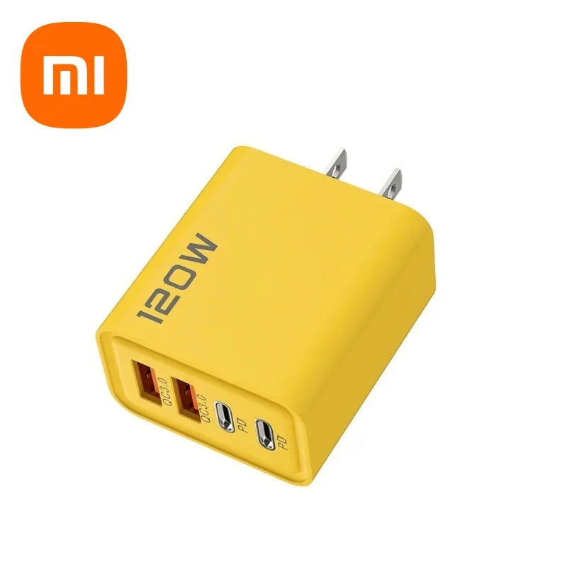 Cargador USB C PD de 4 puertos Xiaomi, carga rápida 3.0, tipo C, adaptador de carga rápida