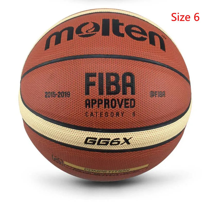 Wholesale or Retail New High Quality Basketball Ball PU Materia Official Size7/6/5 Basketball Free with Net Bag+ Needle