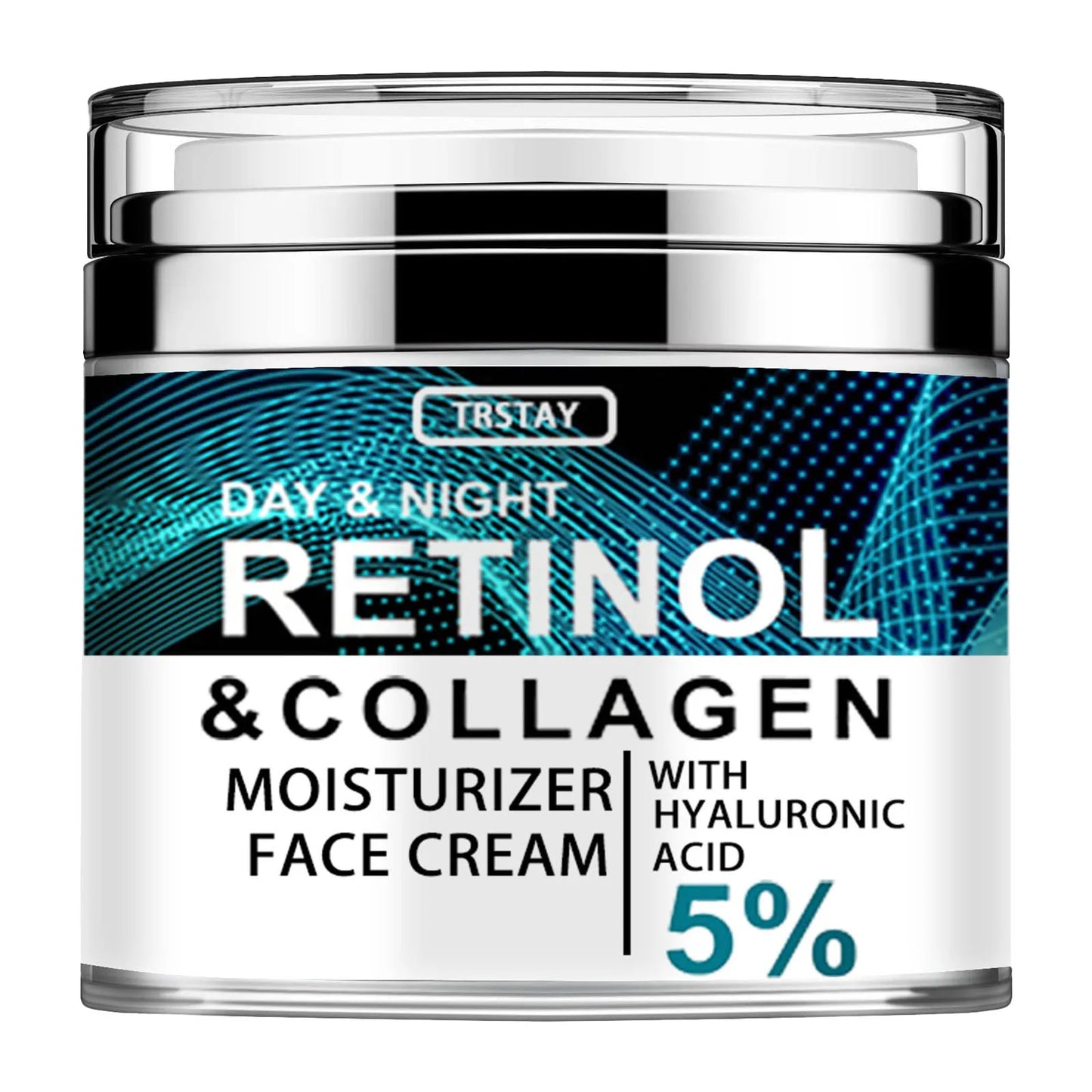 Crema de colágeno, retinol y ácido hialurónico, crema facial con retinol y colágeno