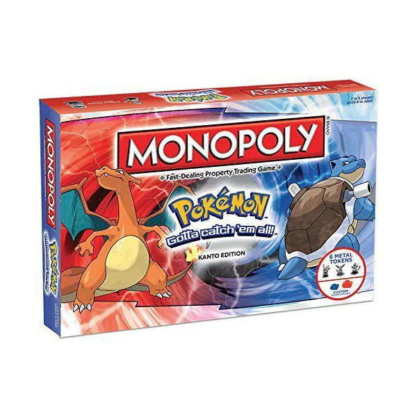 Newest English Version Pokemon Pikachu Monopoly Real Estate for Adults and Children 2-6 People Party Birthday Game Kid Gifts