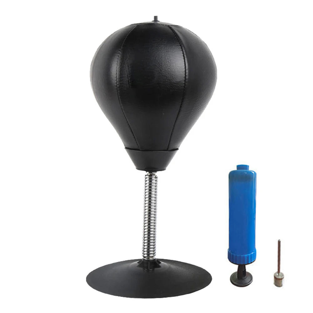 PU Desktop Boxing Ball Stress Relief Fighting Speed Training Punching Bag Muay Tai MMA Exercise Suction Table Boxing Punch Ball